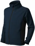 Lasten fleece-kontrastitakki, tummansininen