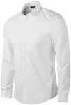 Miesten pitkähihainen Slim fit -paita, valkoinen