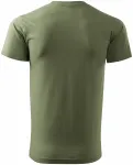 Miesten yksinkertainen T-paita, khaki Miesten yksinkertainen T-paita, khaki