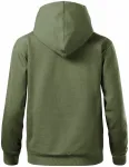 Mukava naisten collegepaita hupulla, khaki Mukava naisten collegepaita hupulla, khaki