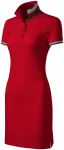 Naisten mekko kauluksella, formula red