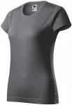 Naisten yksinkertainen T-paita, teräs harmaa